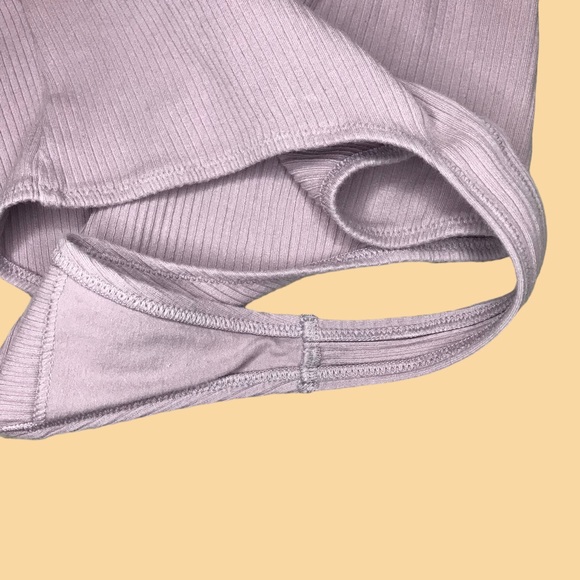 Ribbed Leotard Bodysuit Onsie - Picture 4 of 5